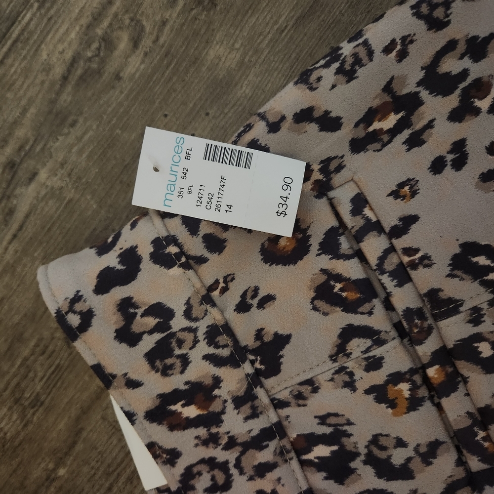 Leopard skirt